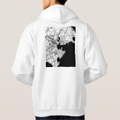 中国泉州市地図 パーカ (裏面)