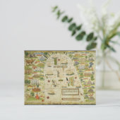 中国海図「ミラー・アトラス」のファクシミリ ポストカード (スタンド正面)