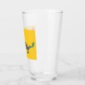 中国清国国旗中国の（龍） （アジア） タンブラーグラス (左)