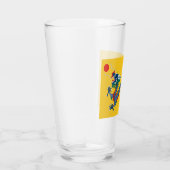 中国清国国旗中国の（龍） （アジア） タンブラーグラス (右)