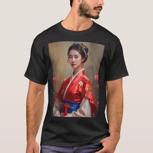 中国王女の肖像 Tシャツ (正面)