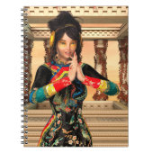 中国皇后ファンタジー肖像画 ノートブック (正面)