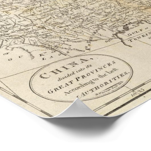 中国省 ポスター (角)