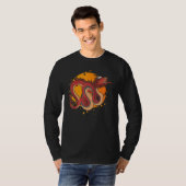 中国神話の生き物ファンタジー動物ドラ中国のム Tシャツ (正面フル)