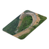 中国素晴らしの壁ジンシャンリン、中国。 マグネット (左側)