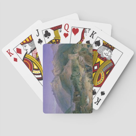 中国素晴らしの壁、1886年(W/c) トランプ (裏面)