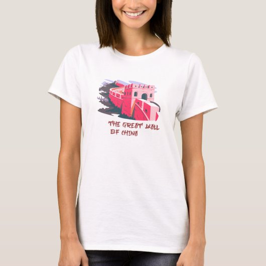 中国素晴らしの壁 Tシャツ (正面)