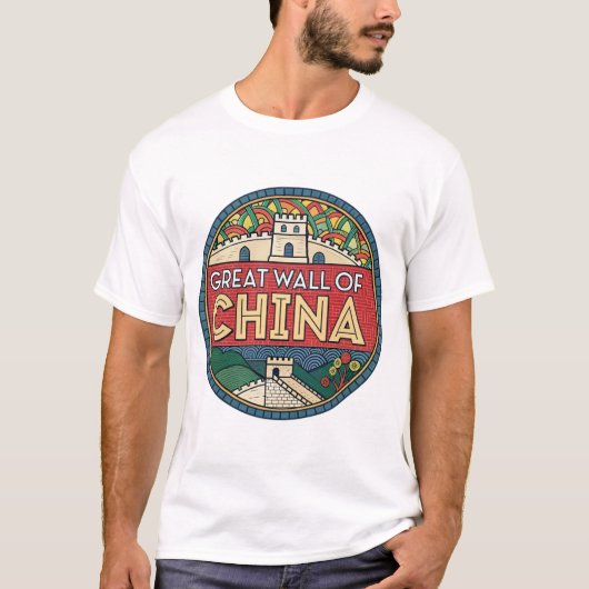 中国素晴らしの壁 Tシャツ (正面)