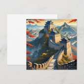 中国素晴らしアートカード壁 (正面/裏面)