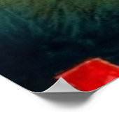 中国素晴らしウォールインクスケッチ ポスター (角)