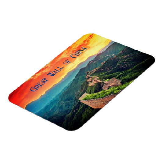 中国素晴らしサンセットスタイルの壁 マグネット (左側)