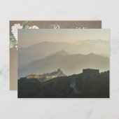 中国素晴らしブライダルシャワーの壁画 ポストカード (正面/裏面)