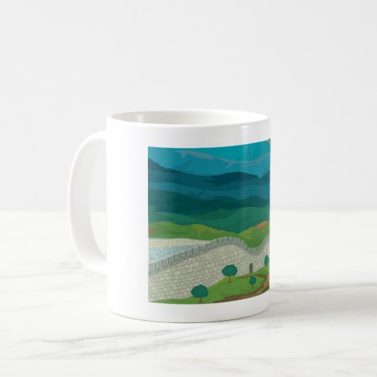 中国素晴らしマグカップの壁 コーヒーマグカップ (正面左)