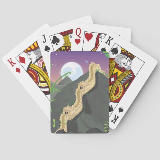 中国素晴らし漫画の壁 トランプ (裏面)