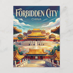 中国紫禁城 ポストカード