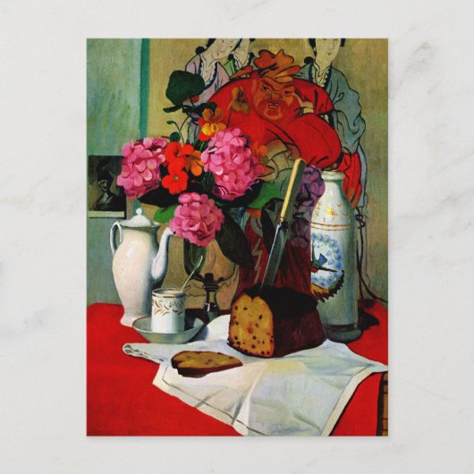 中国絵画における静物画 ポストカード (正面)