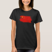 中国衣装中国フラグ中国シンボルIラブチン Tシャツ (正面)