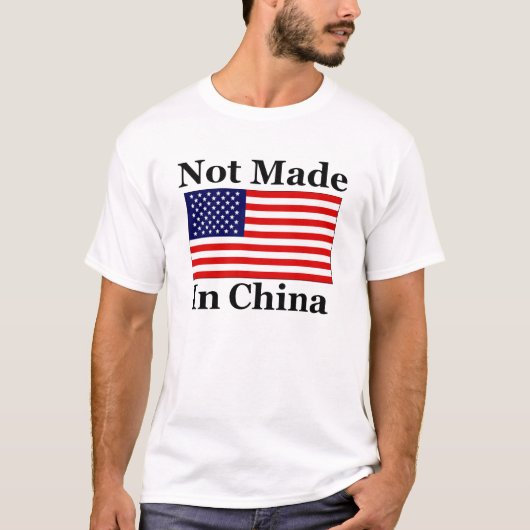 中国製-アメリカ人 Tシャツ (正面)