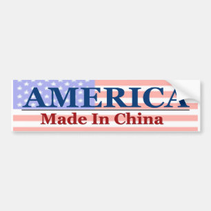 中国製 バンパーステッカー