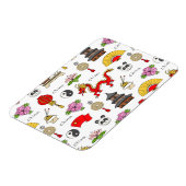 中国記号パターン マグネット (左側)