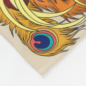 中国語フェニックス フリースブランケット (角)