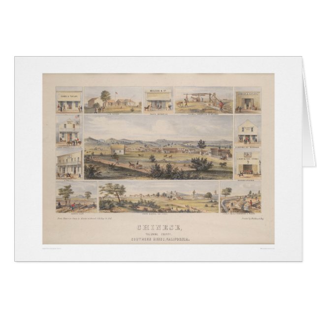 中国語、Tolumne [sic]郡(1300年) (正面横)