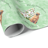 中国語Shar-Peiおよびクリスマスツリー ラッピングペーパー (ロールコーナー)