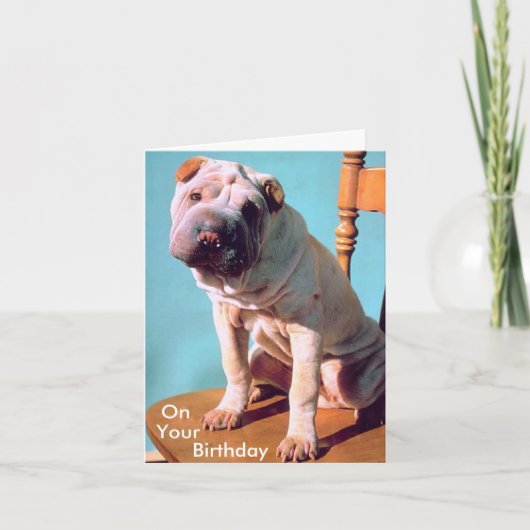 中国語Shar-Pei カード (正面)