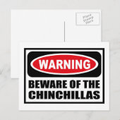 中国警告の葉書に用心せよ ポストカード (正面/裏面)