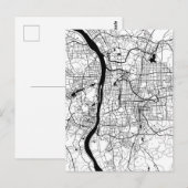 中国長沙市地図 ポストカード (正面/裏面)
