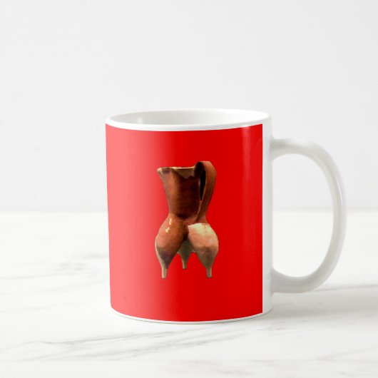 中国陶器3本の足博物館のZazzleのギフト コーヒーマグカップ (右)