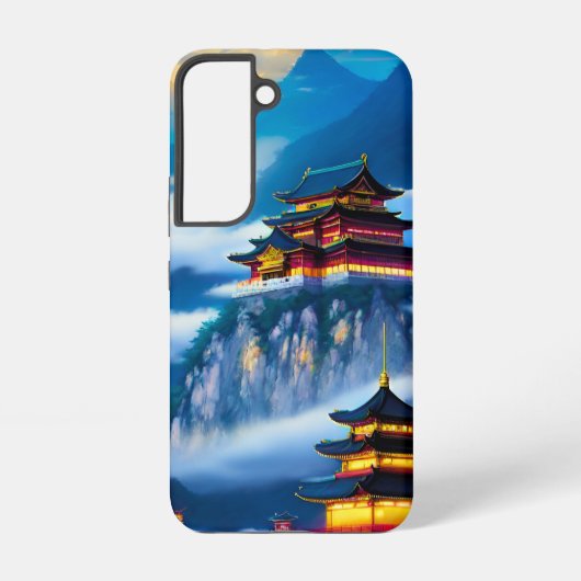 中国風の山宮殿 SAMSUNG GALAXYケース (裏面)