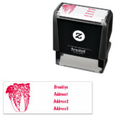 中国風キャベツのイラスト セルフインキングスタンプ (インサイチュ)