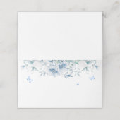 中国風 青花 挙式 ゲストカード プレイスカード (外部開封)