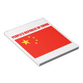 中国高品質旗 ノートパッド (アングル)
