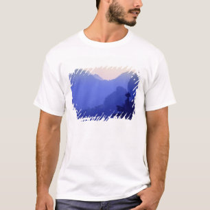 中国黄山の日の出 Tシャツ