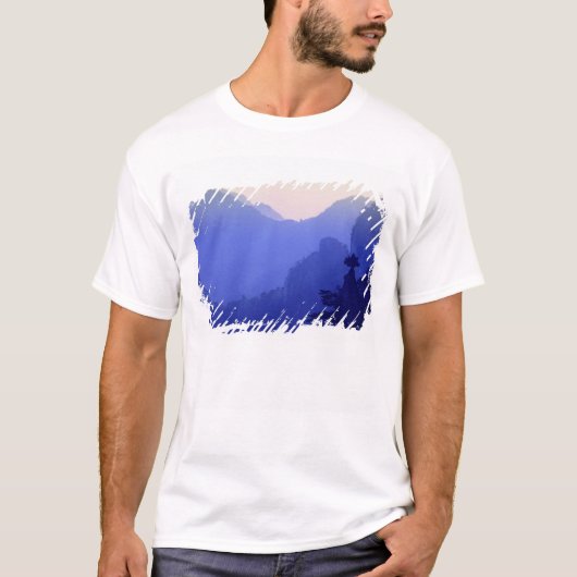 中国黄山の日の出 Tシャツ (正面)