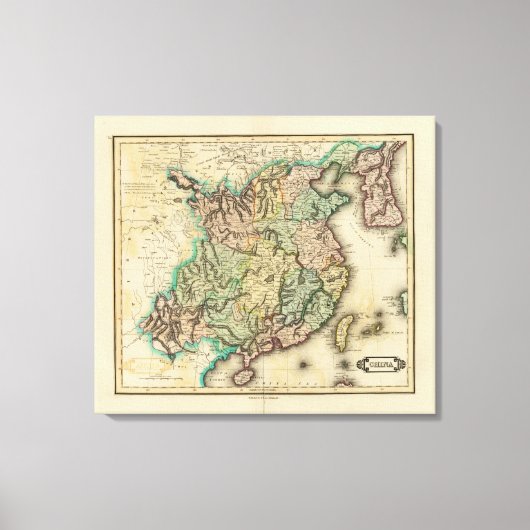 中国14 キャンバスプリント (正面)