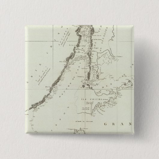 中国4 缶バッジ (正面)