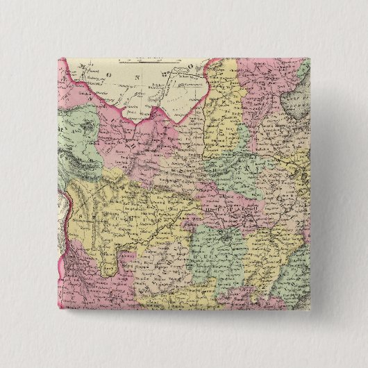 中国8 缶バッジ (正面)