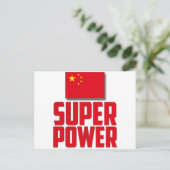 中国-すごい電力 ポストカード (スタンド正面)