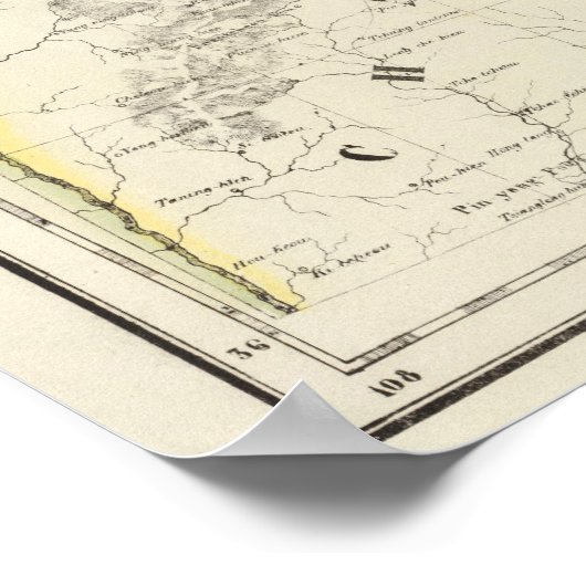 中国、アジア59 ポスター (角)