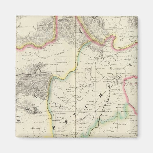 中国、アジア59 マグネット (正面)