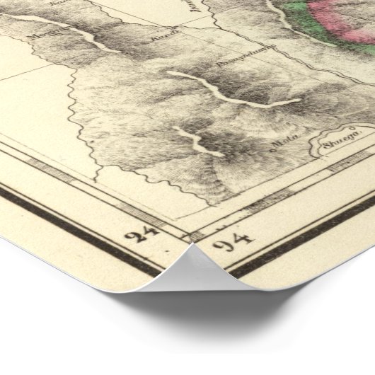 中国、アジア85 ポスター (角)