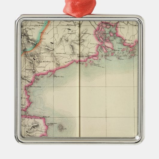 中国（アジア98） メタルオーナメント (正面)