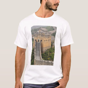 中国+アジア+河北省の万里の長城、金山嶺 Tシャツ