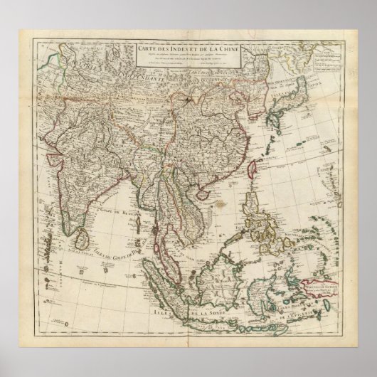 中国、インド、アジア ポスター (正面)