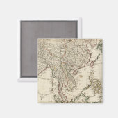 中国、インド、アジア マグネット (正面/裏面)