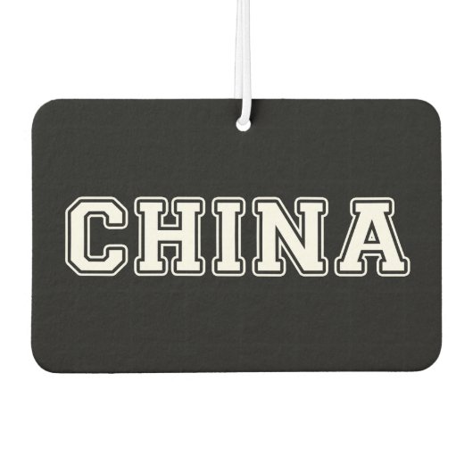 中国 カーエアーフレッシュナー (正面)