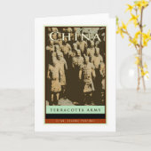 中国 カード (黄色い花)